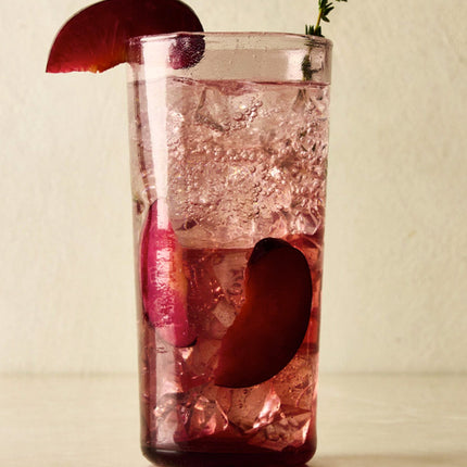 west elm Penny Recycled Glasses — Lilac, Set of 4 — product detail — image 3