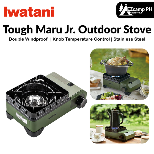 Iwatani Tough Maru Jr. Outdoor Stove — Green — product image 1