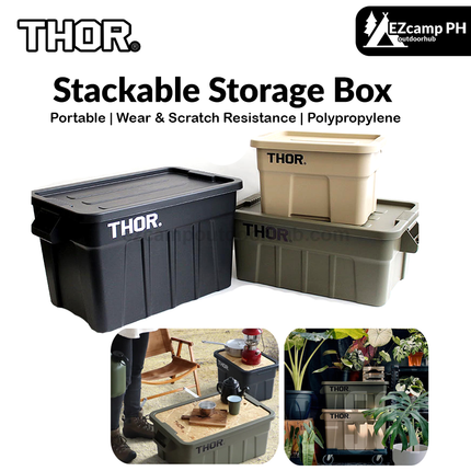 THOR Stackable Storage Box — Green, 22L — product image 1