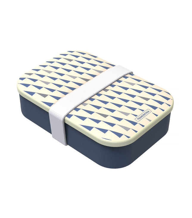 Tramontina By Me Food Container — Blue/White, 1L — product image 2