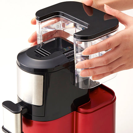 Koizumi Grind & Brew Coffeemaker — Red — product view 5