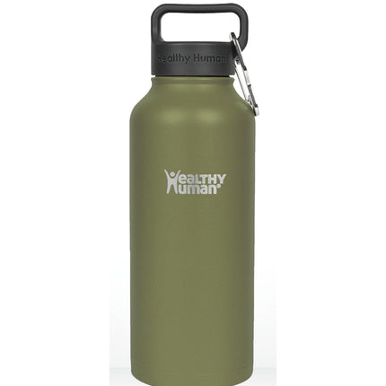 Healthy Human Stein Stainless Steel Water Bottle — 32oz — Olive / 32oz — image 1