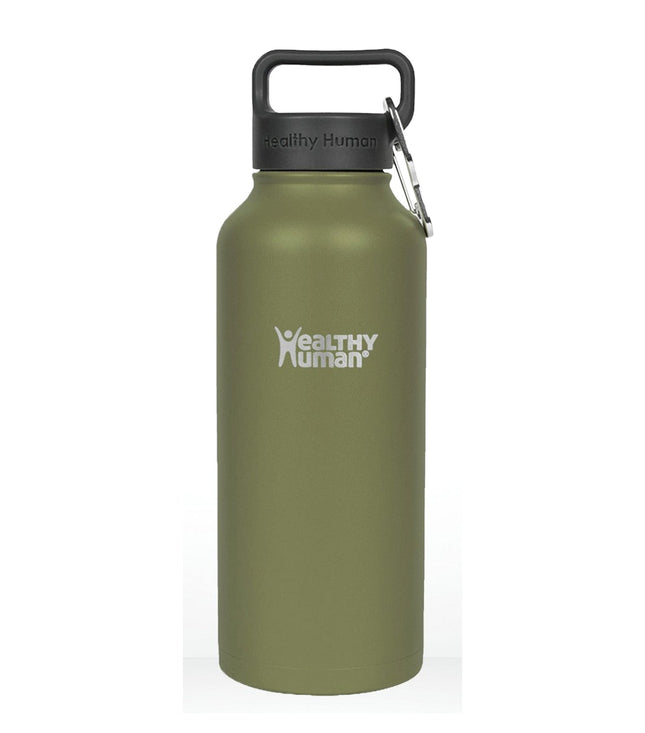 Healthy Human Stein Stainless Steel Water Bottle — 32oz — Olive / 32oz — image 1