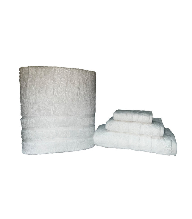 Cotton Fields Plain Towels — White — Face Towel — image 1