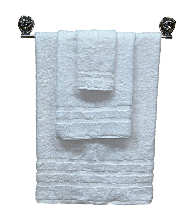 Cotton Fields Plain Towels — White — product detail — image 2