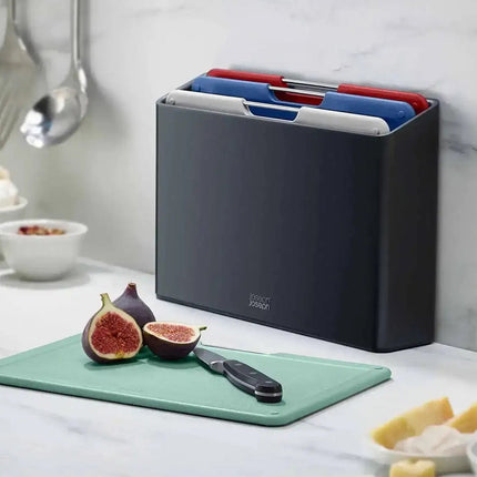 Joseph Joseph Folio Large Chopping Board Set — Silver/Coast — product image 2