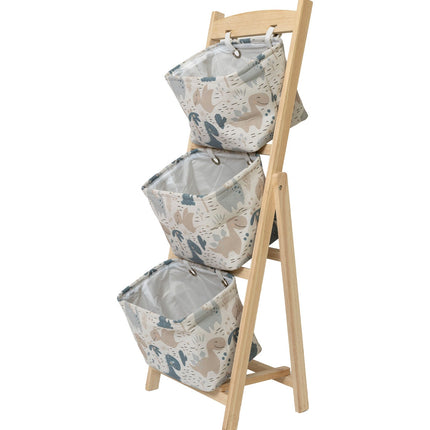 We Rainbow Three-Tier Basket Rack — Dinosaur — product image 2