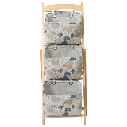 We Rainbow Three-Tier Basket Rack — Dinosaur — product image 1