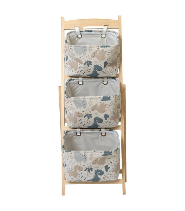 We Rainbow Three-Tier Basket Rack — Dinosaur — product image 1