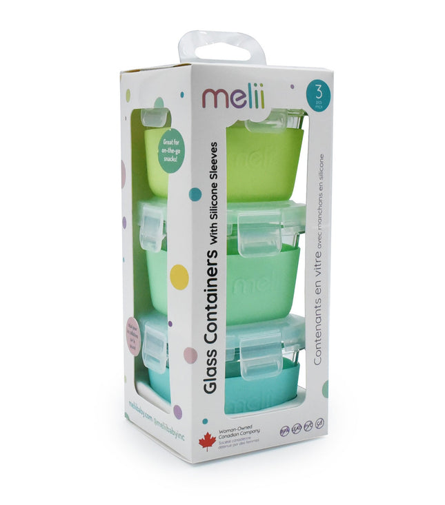 Melii Glass Containers with Sleeves — 3-Piece Set — product image 2