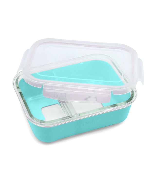 Melii Glass Bento with Silicone Sleeve — Mint — image 1