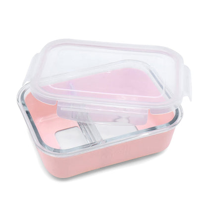 Melii Glass Bento with Silicone Sleeve — Pink — image 4