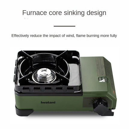 Iwatani Tough Maru Jr. Outdoor Stove — Green — product image 4