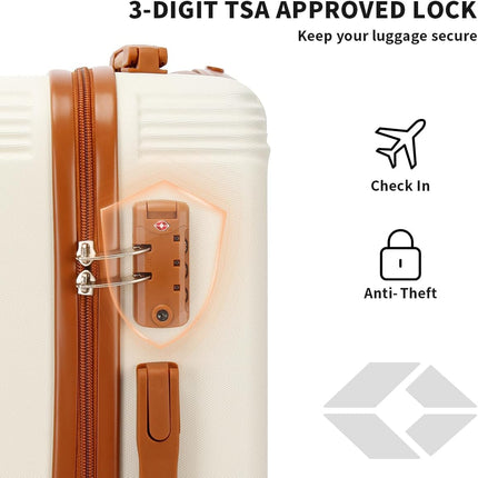 UUH six-piece luggage set product and feature photo