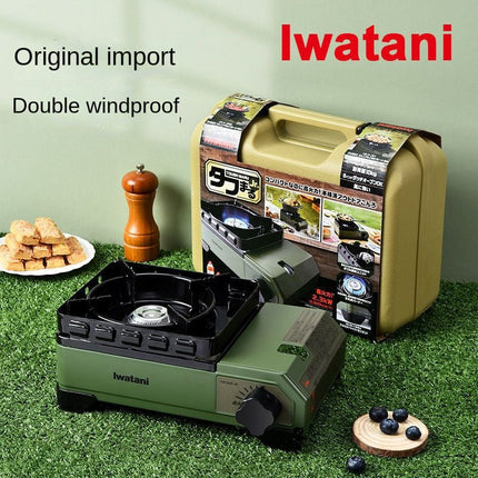 Iwatani Tough Maru Jr. Outdoor Stove — Green — product image 2