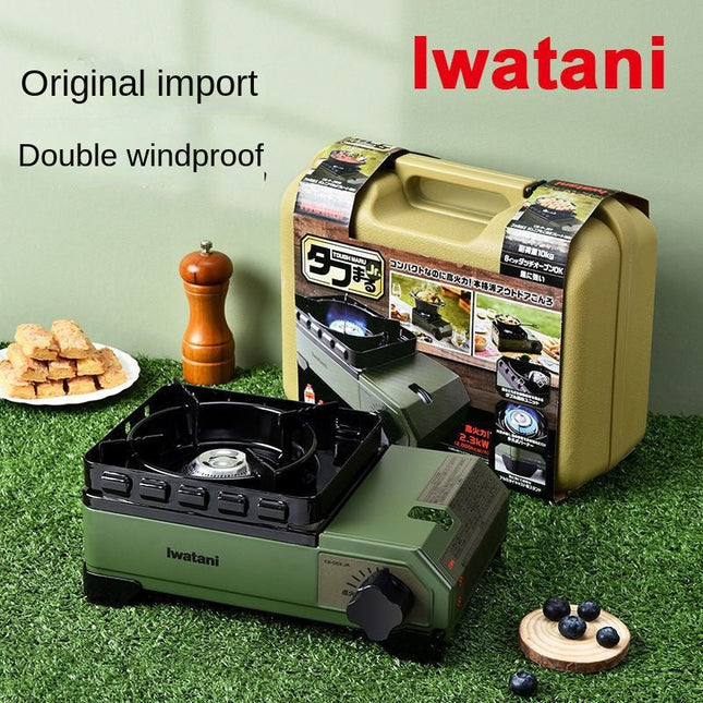 Iwatani Tough Maru Jr. Outdoor Stove — Green — product image 2