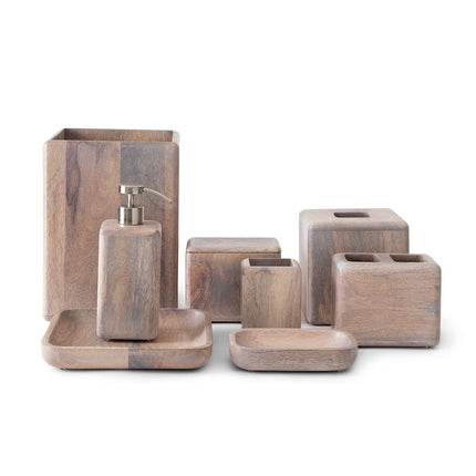 Kassatex Fiji Bath Accessories — White Wash — product detail — image 1