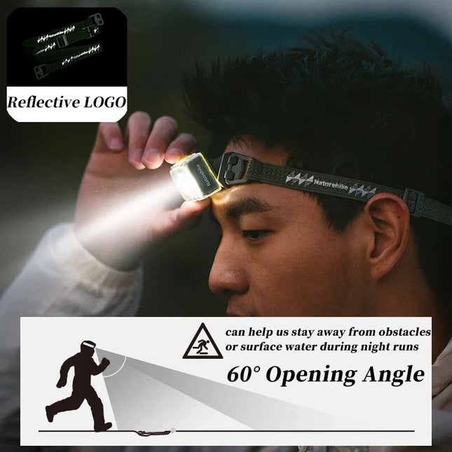 Naturehike Night Running Headlamp — Green — product image 2
