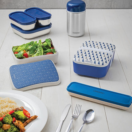 Tramontina By Me Food Container — Blue/White, 1L — product image 1
