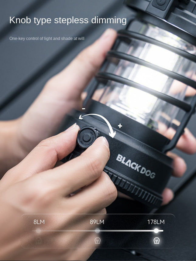 Blackdog BLACK SEAL Lantern Fan — Black — product image 2