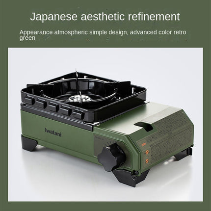 Iwatani Tough Maru Jr. Outdoor Stove — Green — product image 3